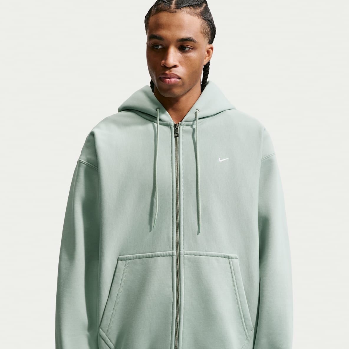 Nike Solo Swoosh Men's Full-Zip Fleece Hoodie