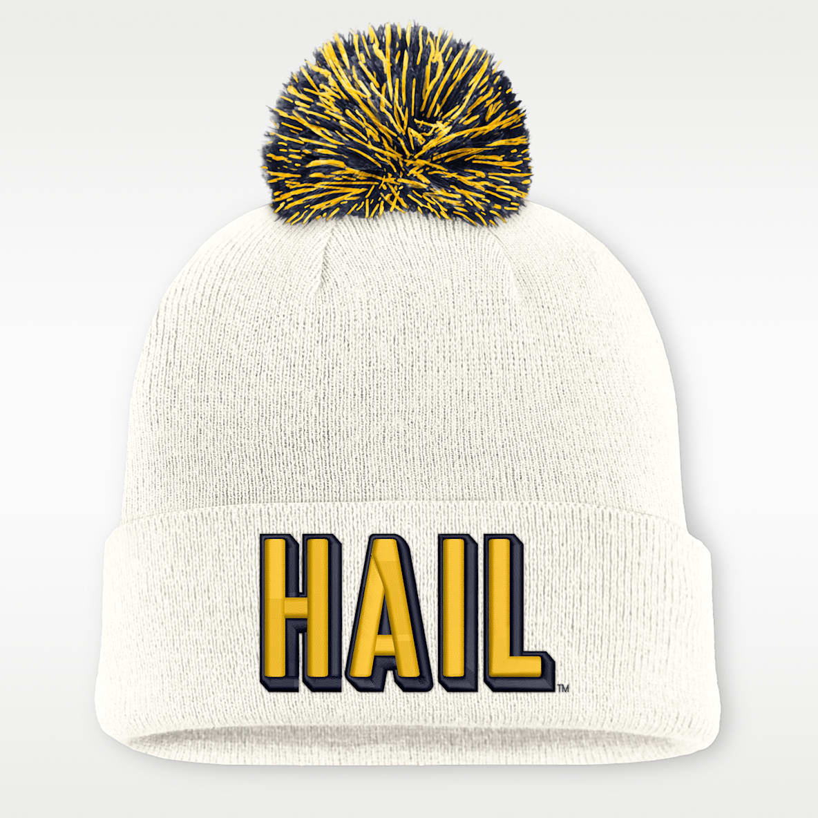 Michigan Peak Gorro con dobladillo universitario Nike para hombre