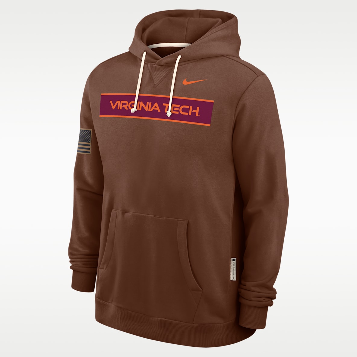 Virginia Tech 2026 Military Appreciation Men's Nike Dri-FIT College Long-Sleeve Hooded Top