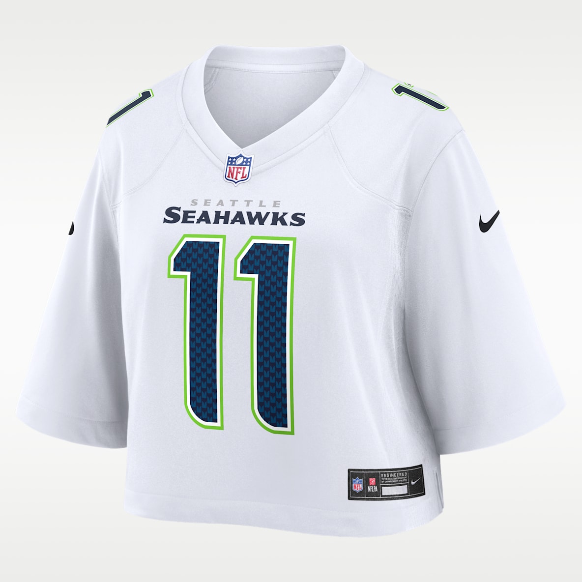 Jaxon Smith-Njigba Seattle Seahawks Women's Nike NFL Cropped Tundra Game Jersey