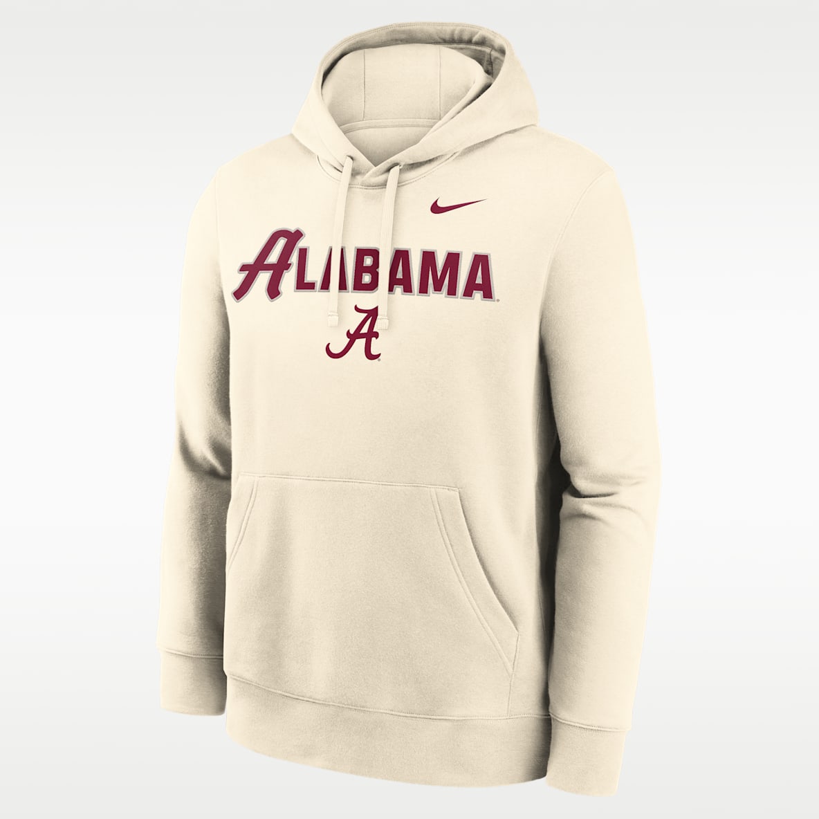 Alabama Primetime Club Sudadera con gorro sin cierre universitaria Nike para hombre