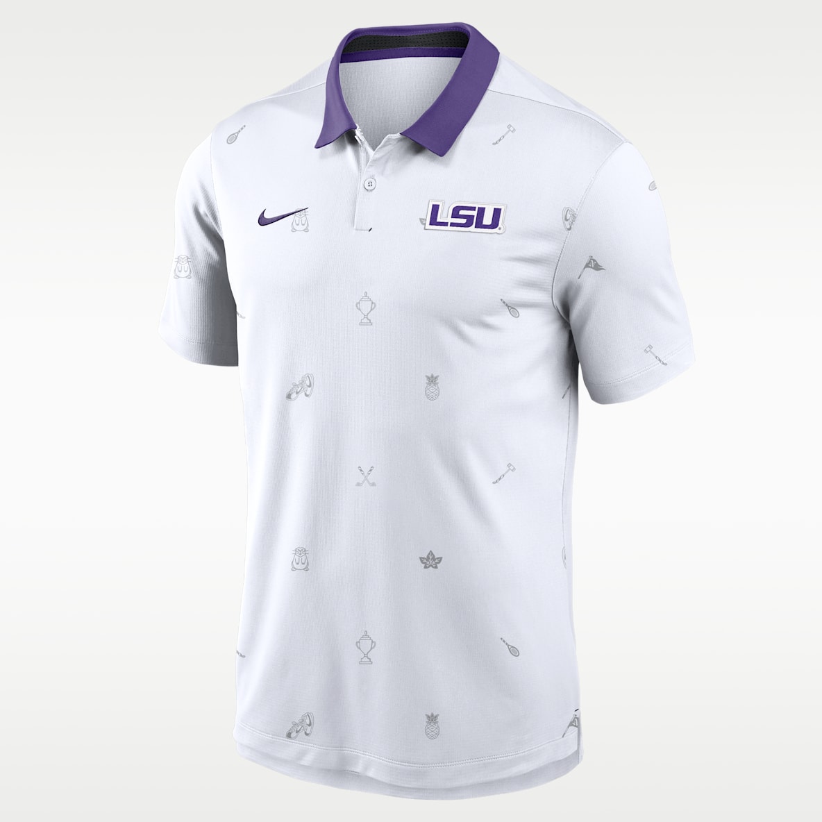 LSU Vapor Pattern Polo universitario Nike Dri-FIT para hombre