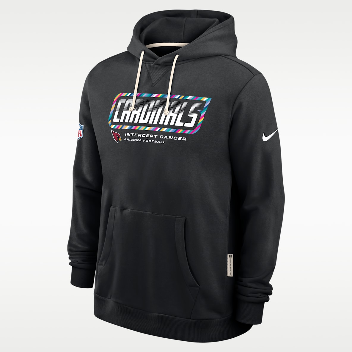 Arizona Cardinals Crucial Catch Sideline Standard Issue Men's Nike Dri-FIT NFL Pullover Hoodie
