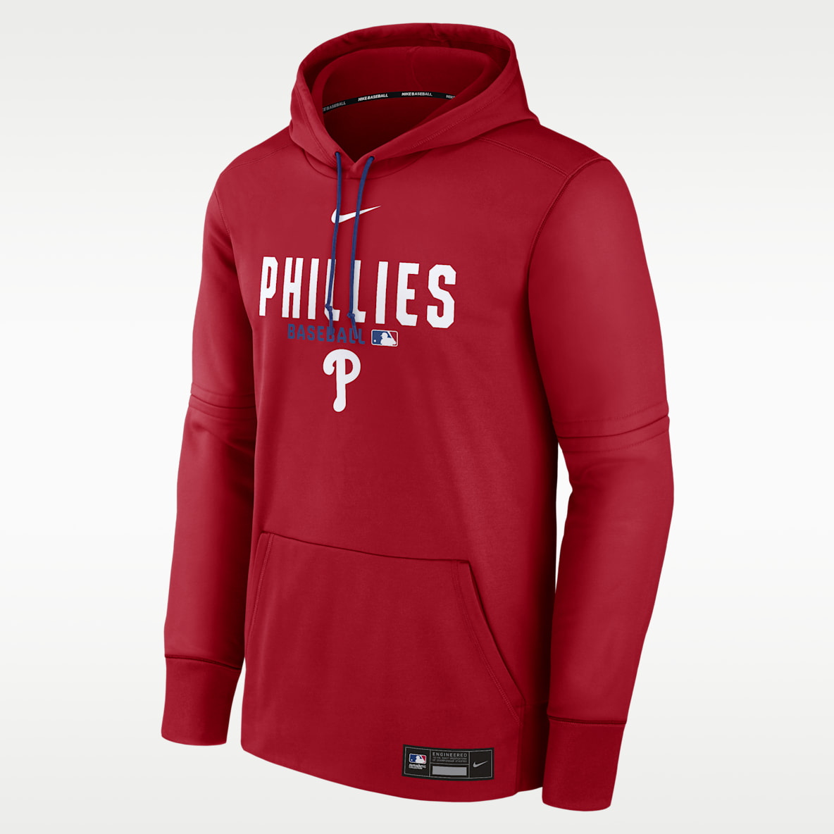 Philadelphia Phillies Authentic Collection Men's Nike Therma MLB Pullover Hoodie