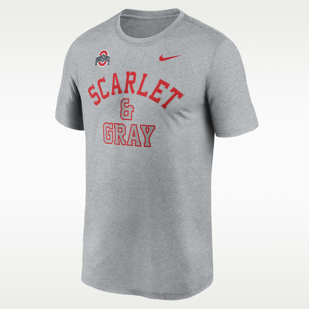 Ohio State Primetime Arch Mantra Legend Playera universitaria Nike Dri-FIT para hombre