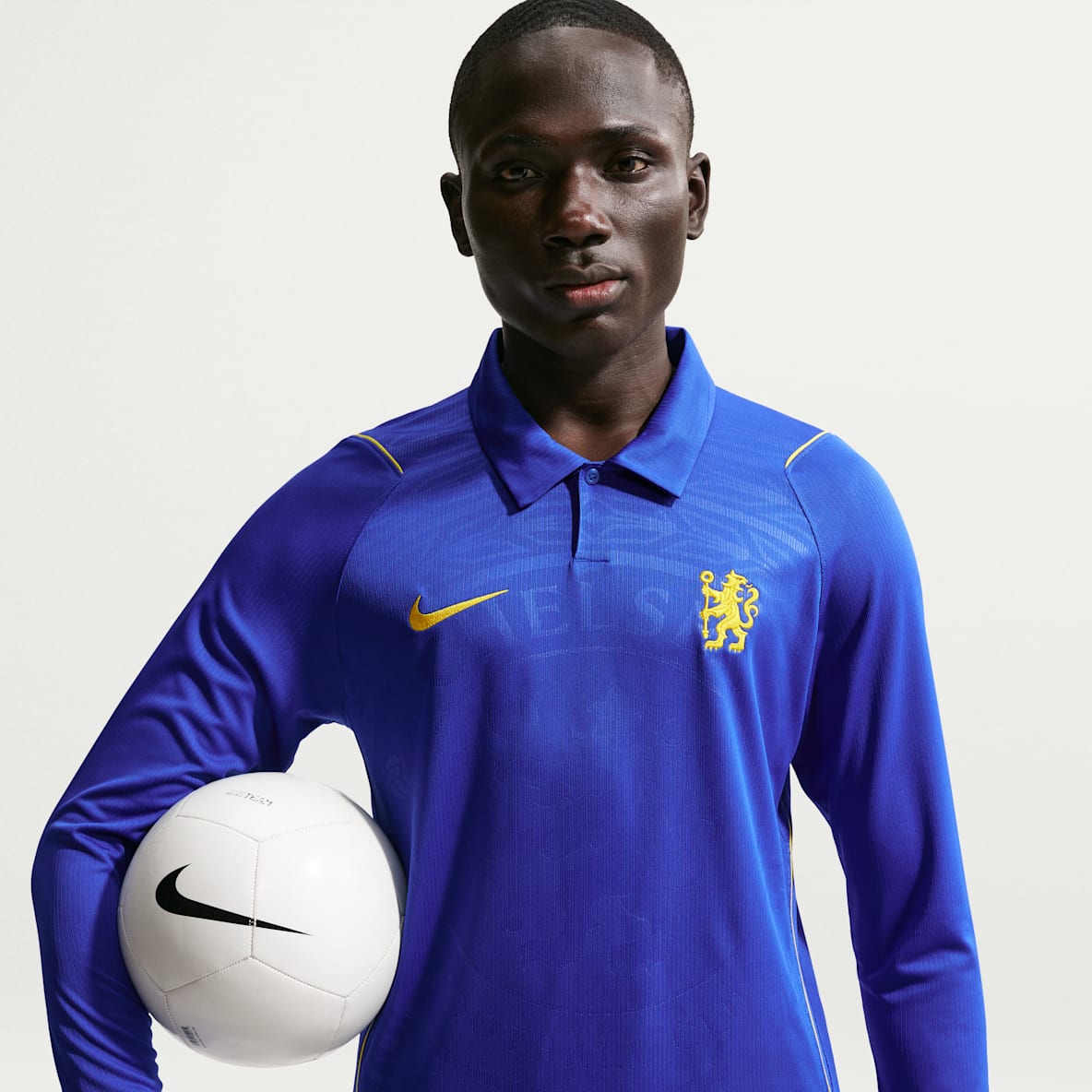 Chelsea FC 2026/27 Stadium Home Langærmet Nike Dri-FIT-Replica-fodboldtrøje til mænd