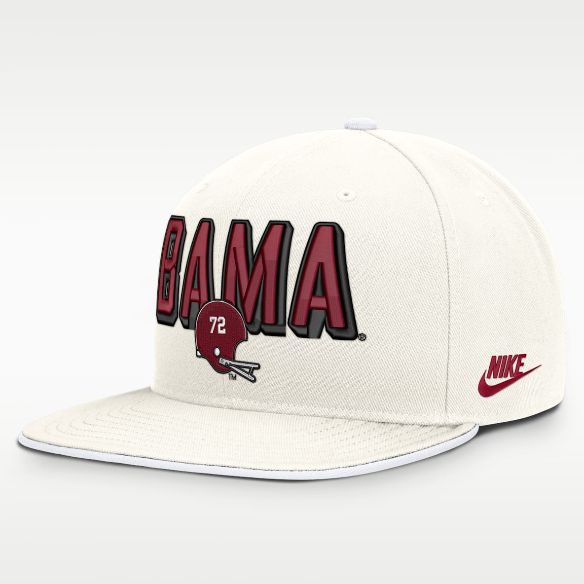 Alabama Legacy Letter & Mascot Pro Men's Nike Dri-FIT College Adjustable Hat