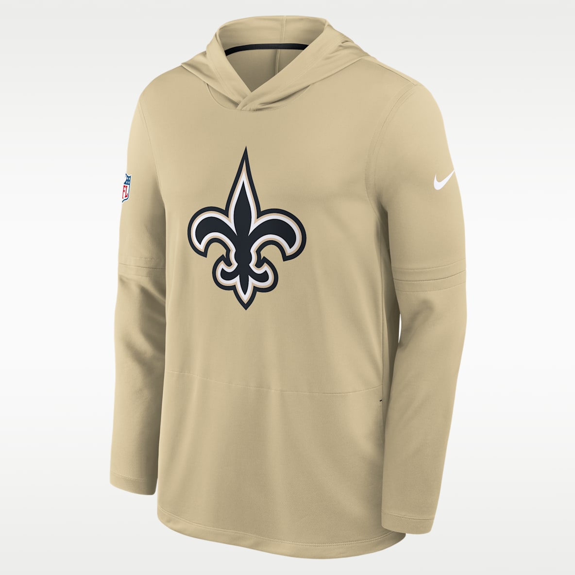 New Orleans Saints Alt Men's Nike Dri-FIT NFL Long-Sleeve Hooded Top