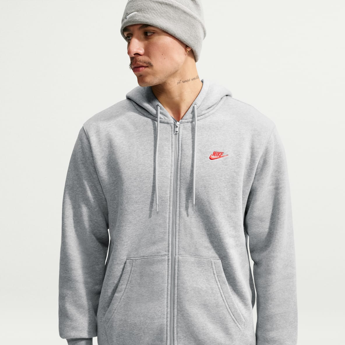 Nike Club Men's Full-Zip Fleece Hoodie