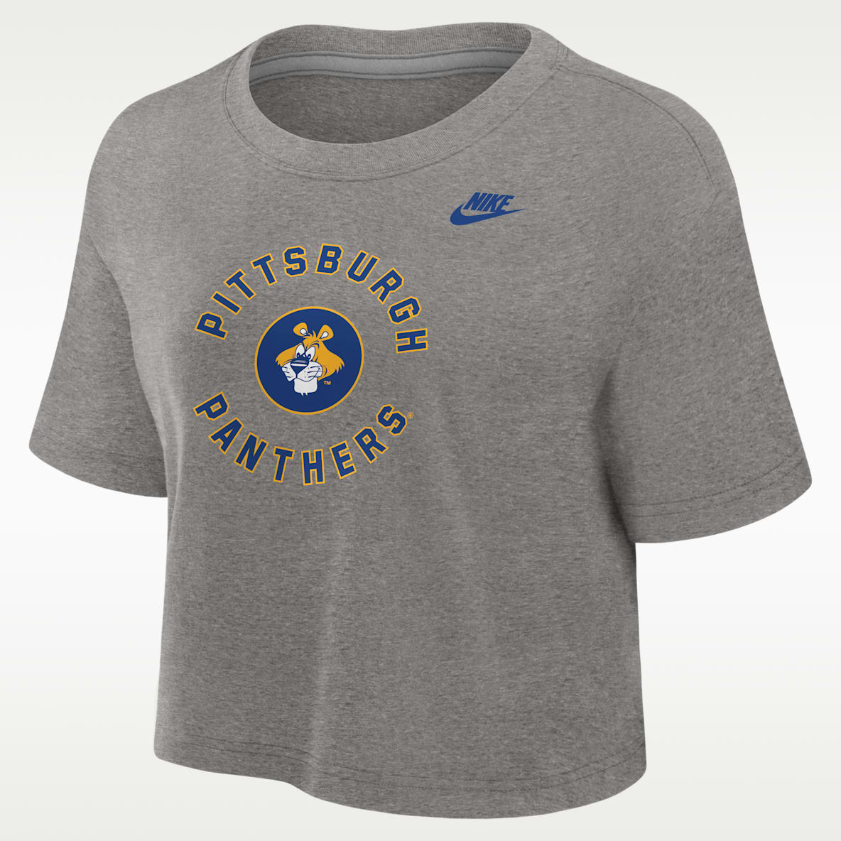 Pittsburgh Panthers Women's Nike Dri-FIT Cropped T-Shirt