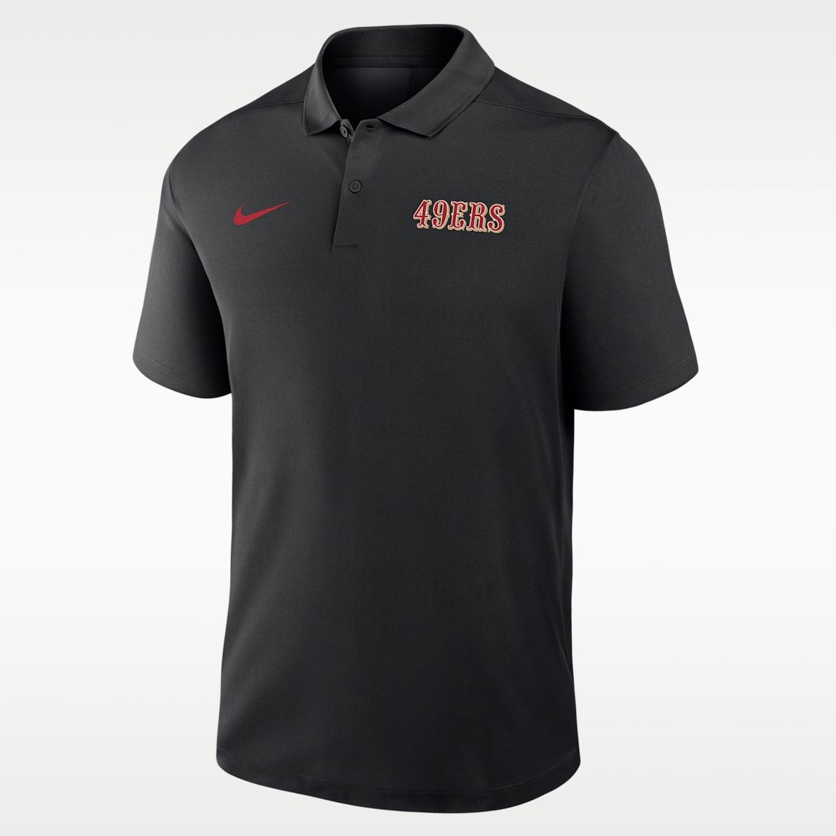 San Francisco 49ers Wordmark Victory Men's Nike Dri-FIT NFL Polo