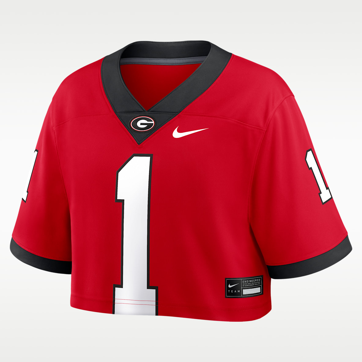 Georgia Jersey universitario Nike Dri-FIT Game cropped para mujer