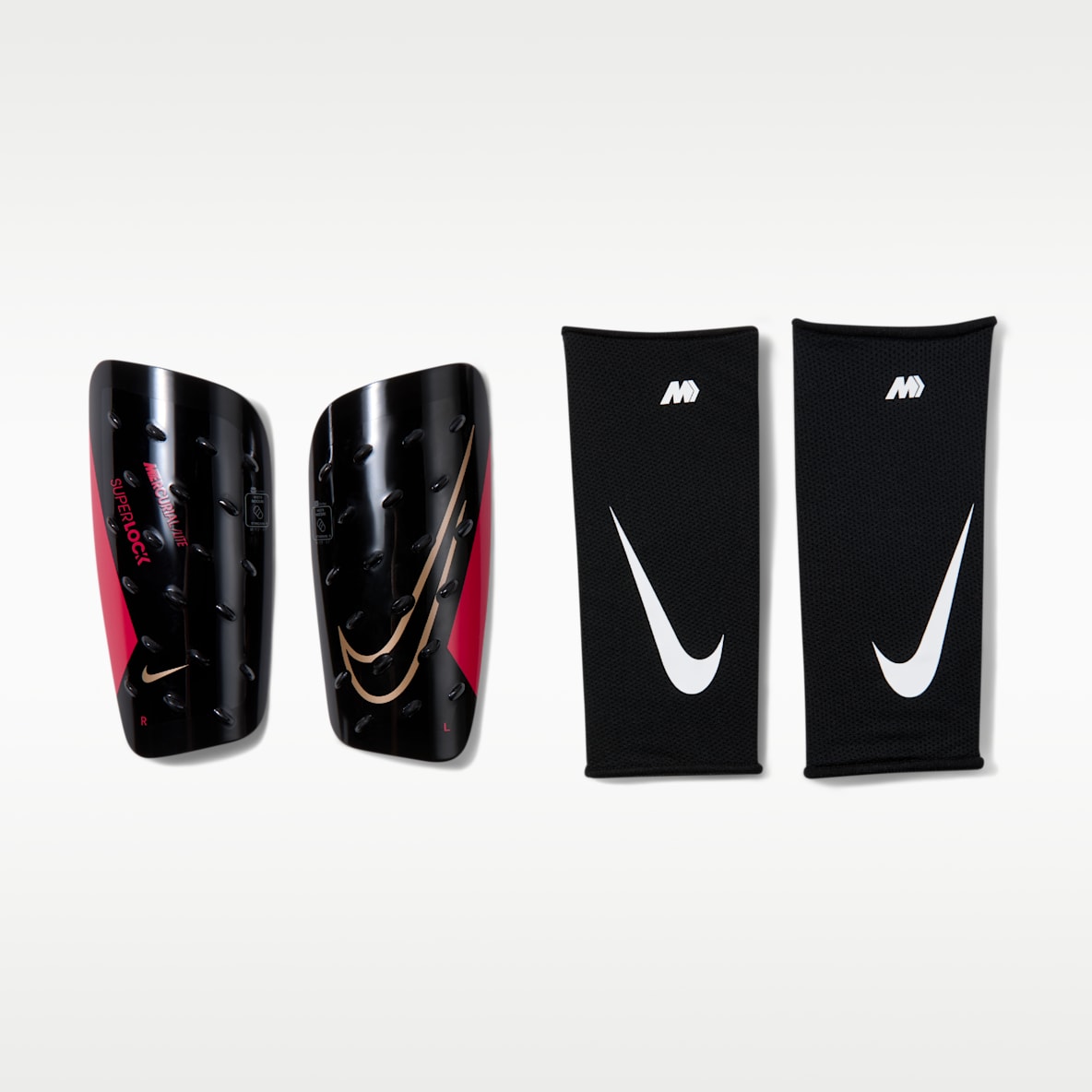 Nike Mercurial Lite SuperLock Soccer Shin Guards