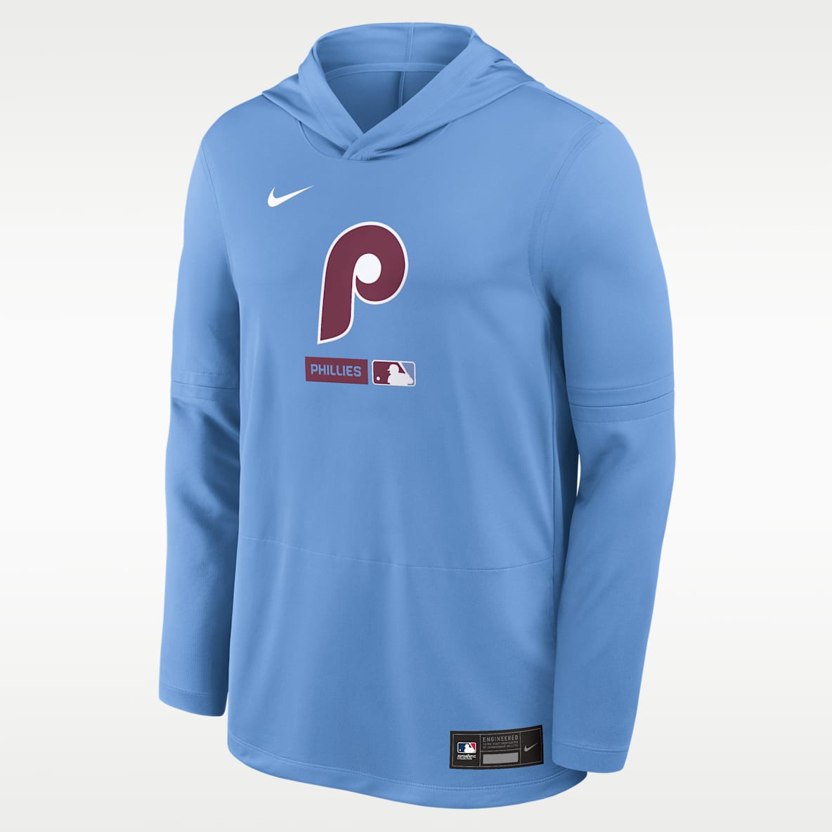 Philadelphia Phillies Authentic Collection Men's Nike Dri-FIT MLB Long-Sleeve Hooded Top
