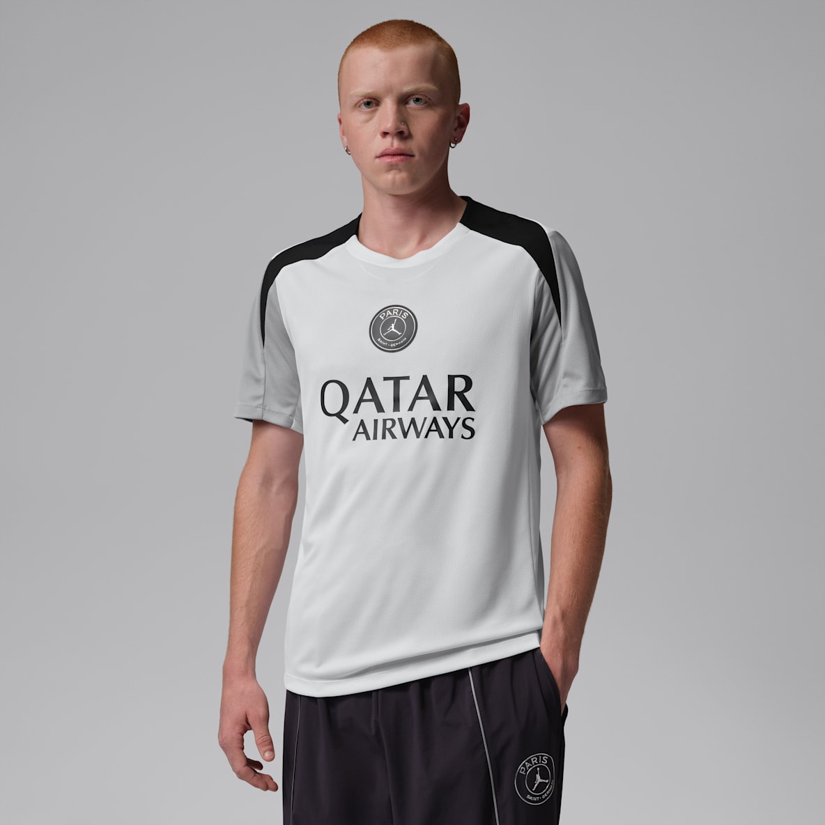 Paris Saint-Germain Strike Night Edition Maglia da calcio a manica corta in maglia Jordan Dri-FIT – Uomo