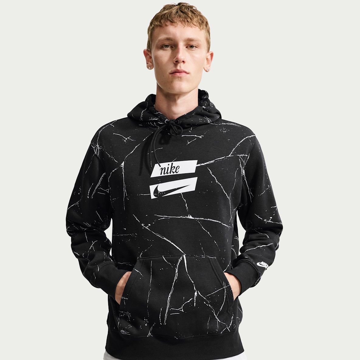 Nike Club Sudadera con gorro sin cierre de tejido Fleece para hombre