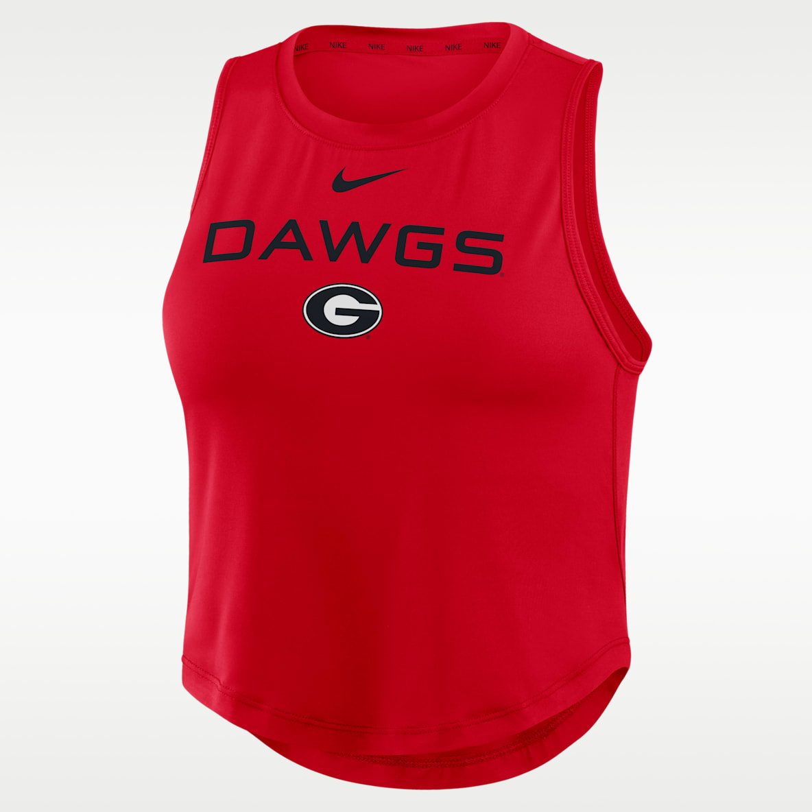 Georgia One Women's Nike Dri-Fit Cropped Tank Top