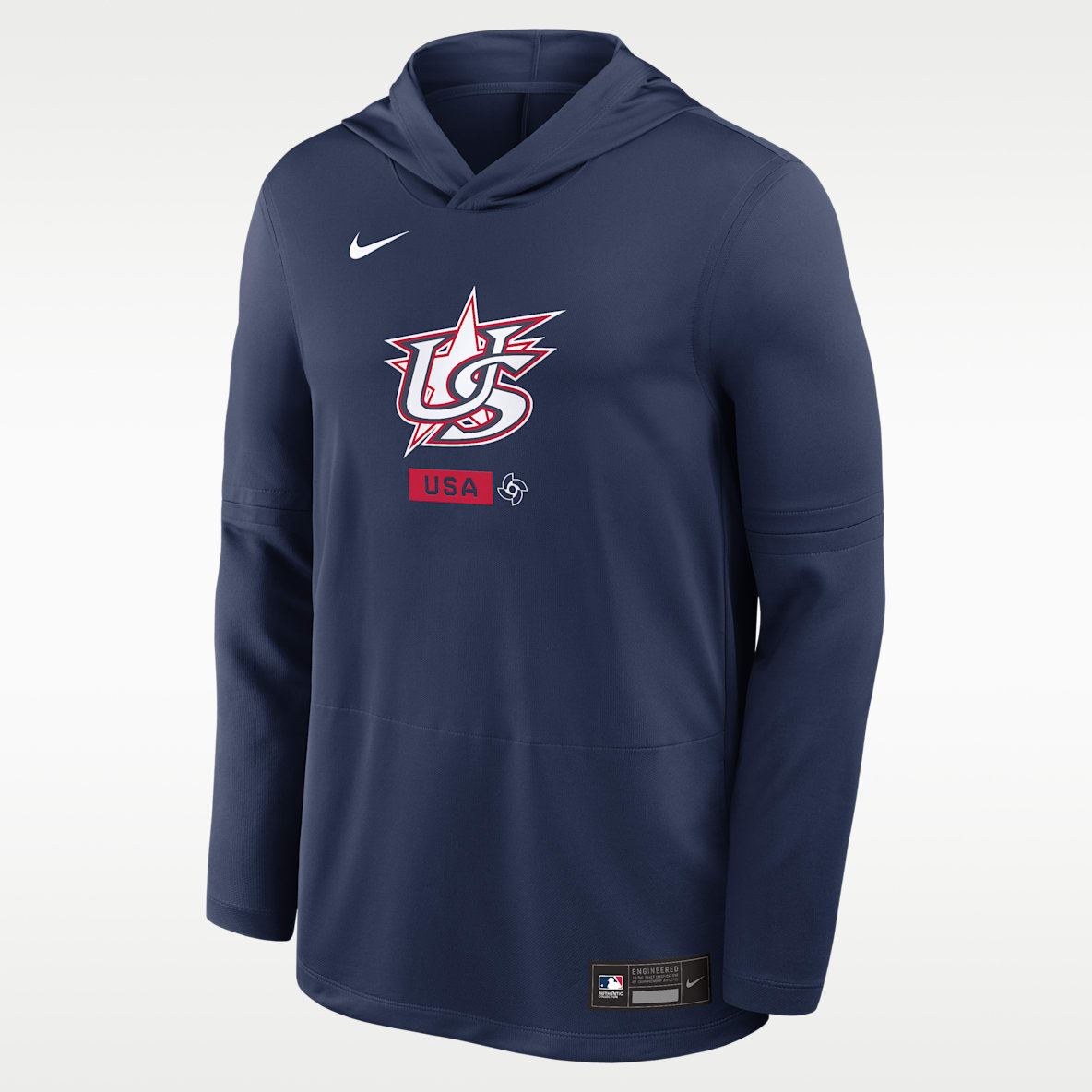 USA Baseball 2026 World Baseball Classic Men's Nike Dri-FIT Long-Sleeve Hooded Top