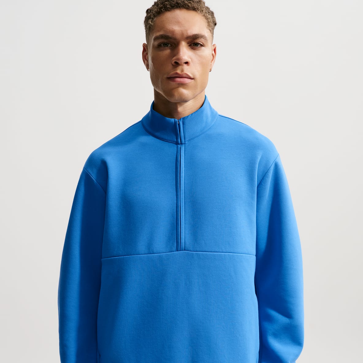 Nike 24.7 ImpossiblySoft Playera Dri-FIT de medio cierre para hombre