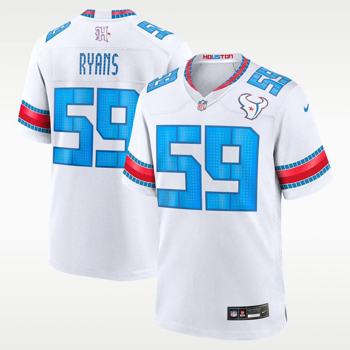 DeMeco Ryans Houston Texans Rivalries Collection Men's Nike NFL Game Jersey
