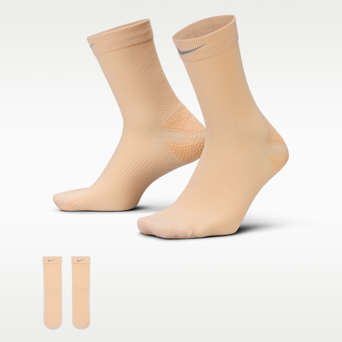 Nike Running Wool Micro Crew Socks (1 Pair)