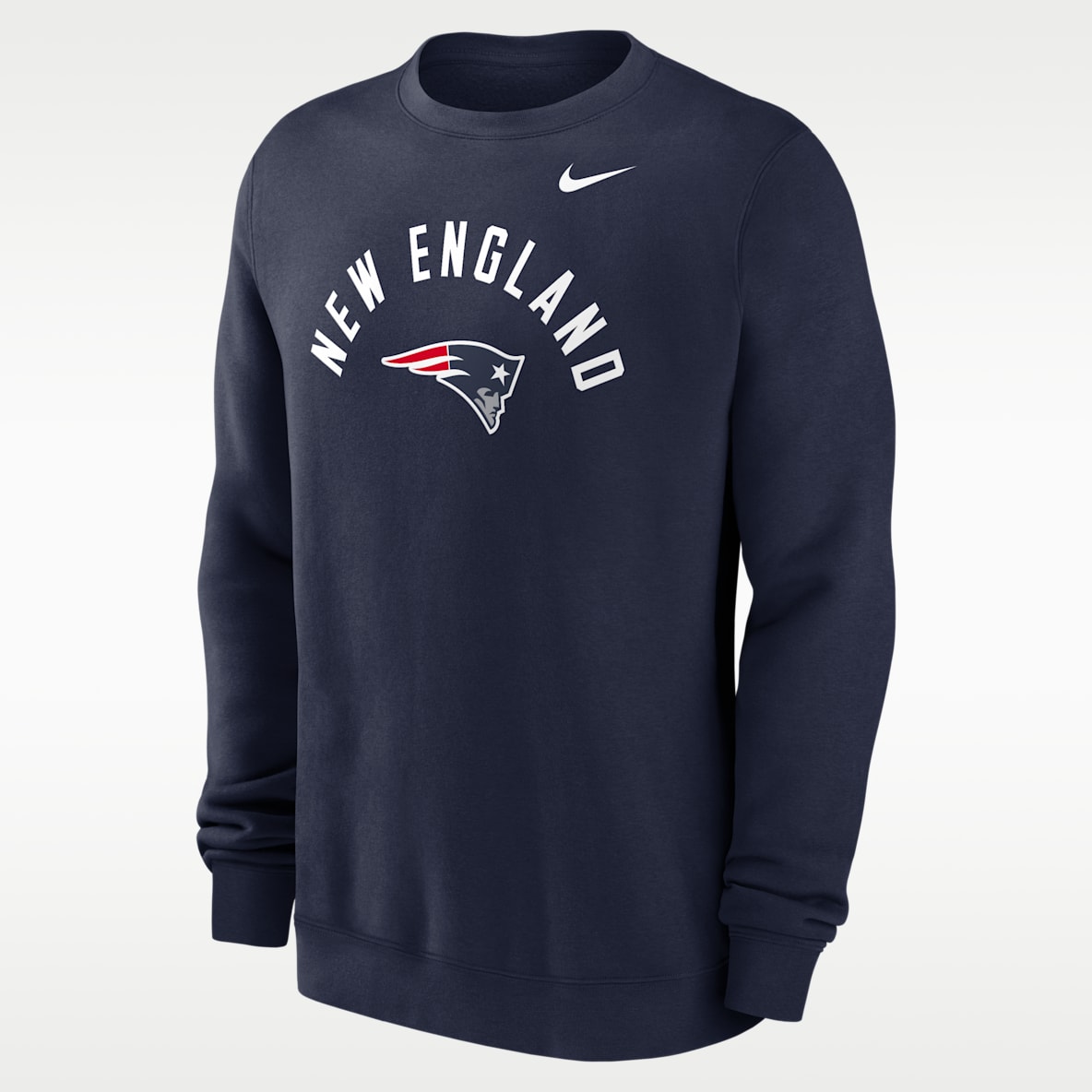New England Patriots Club Men's Nike NFL Pullover Crew