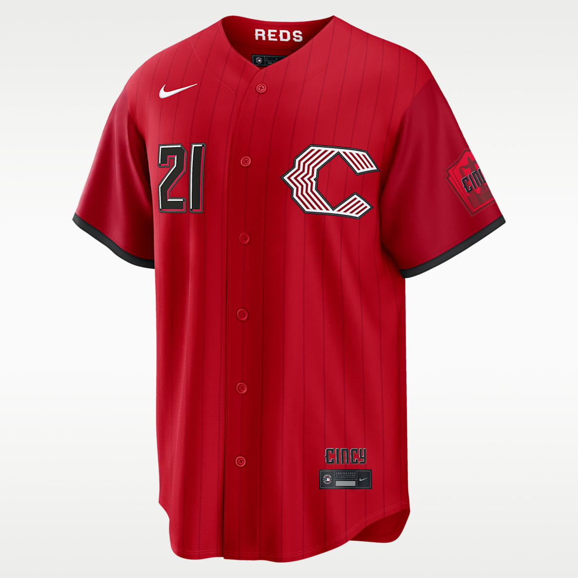 Hunter Greene Cincinnati Reds City Connect Men's Nike MLB Stadium Jersey