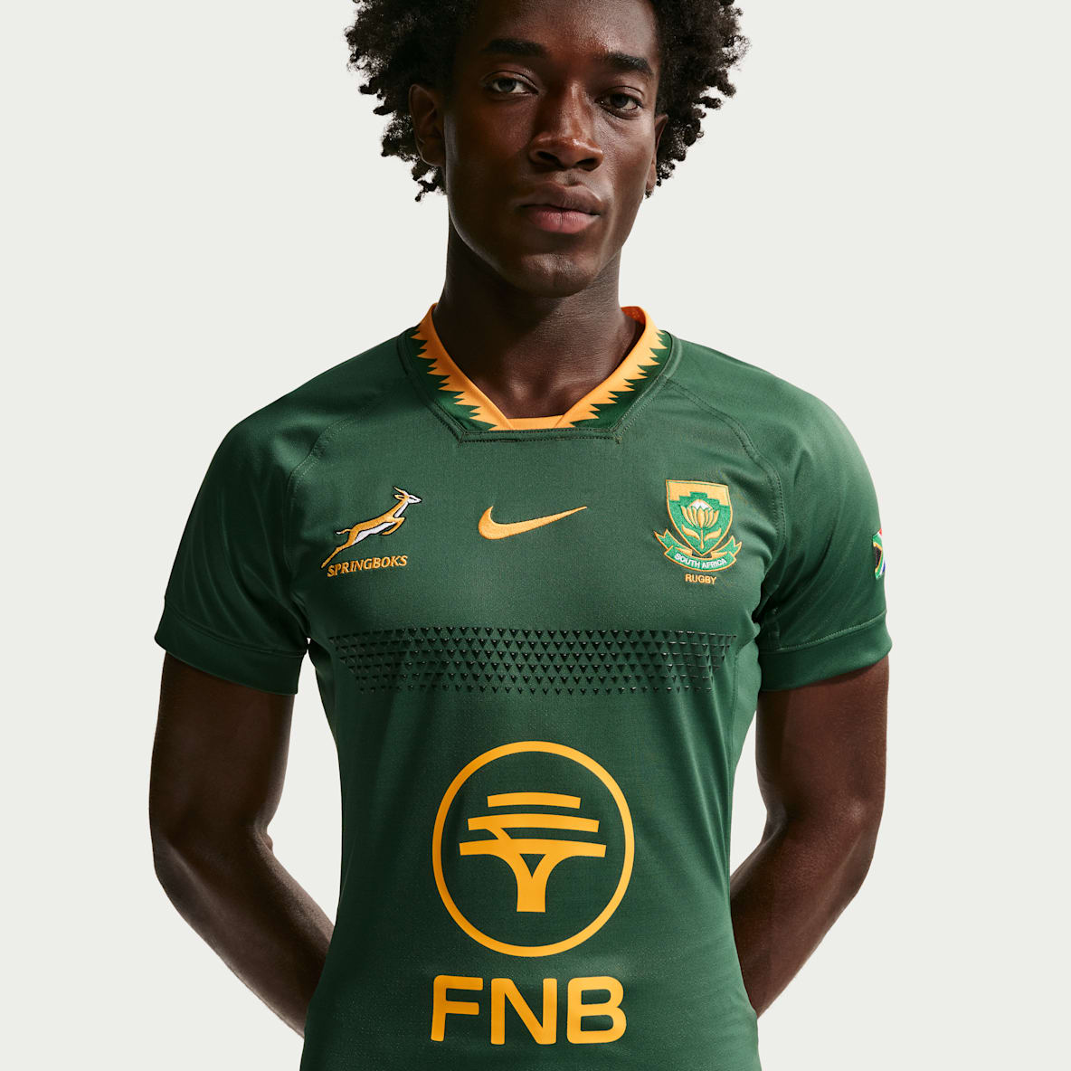 Springboks 2026/27 Match Jersey Home Authentic Rugby-Trikot (Herren)