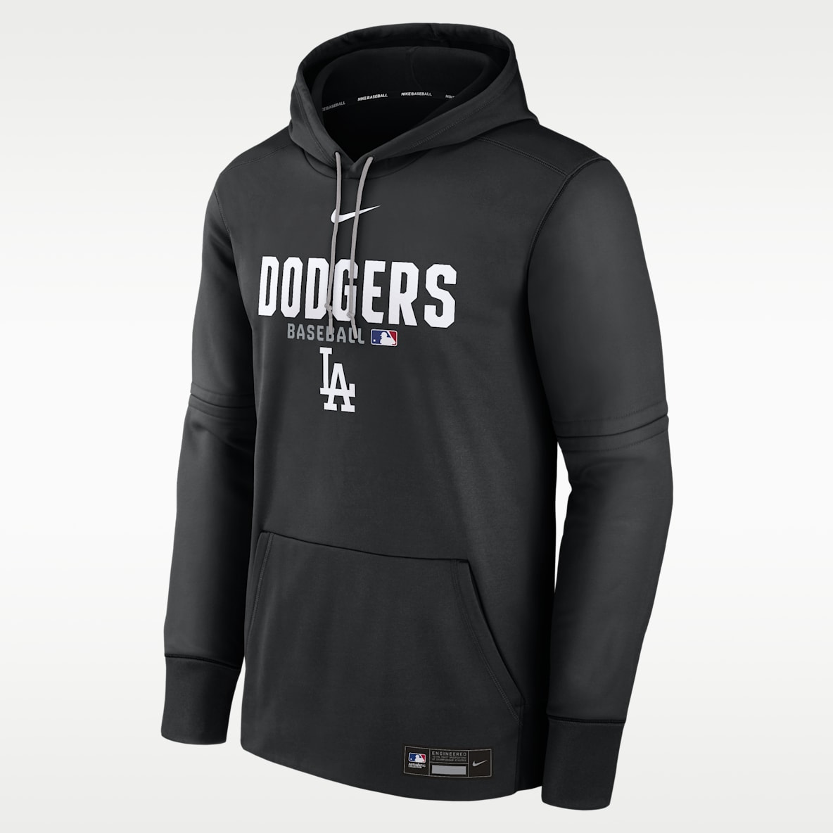 Los Angeles Dodgers Authentic Collection Men's Nike Therma MLB Pullover Hoodie