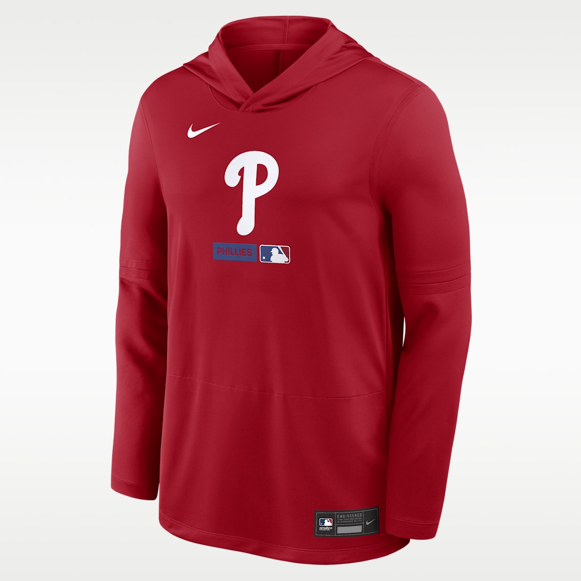 Philadelphia Phillies Authentic Collection Men's Nike Dri-FIT MLB Long-Sleeve Hooded Top
