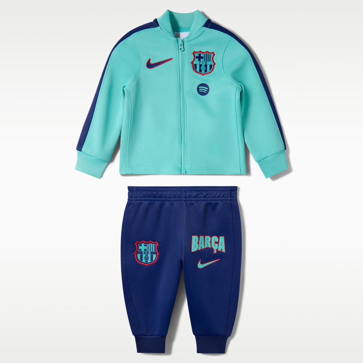 FC Barcelona Strike 3e tenue Survêtement de foot en maille Nike Dri-FIT pour bébé et tout-petit