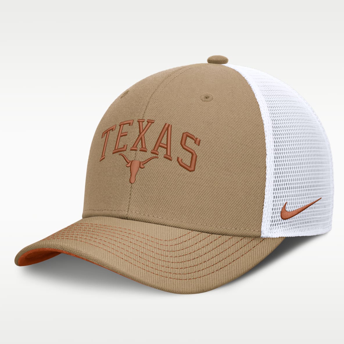 Texas Primetime Arched Men's Nike Dri-FIT College Trucker Adjustable Hat