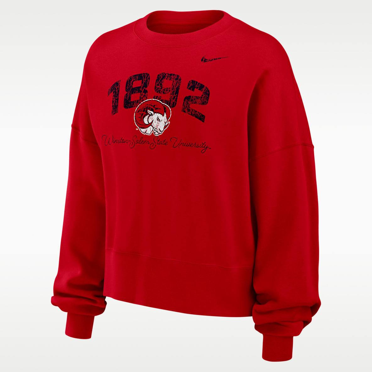 Nike College (Winston-Salem State University) Women's Phoenix Fleece Crew-Neck Sweatshirt