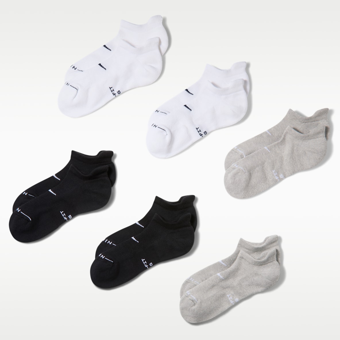Nike Everyday Elevated No-Show Socks (6 Pairs)