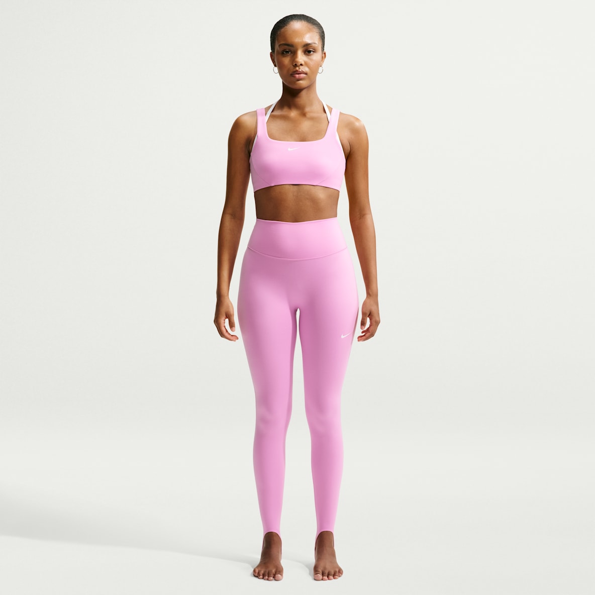 Nike One Leggings i full lengde med høyt liv og hælstropp til dame