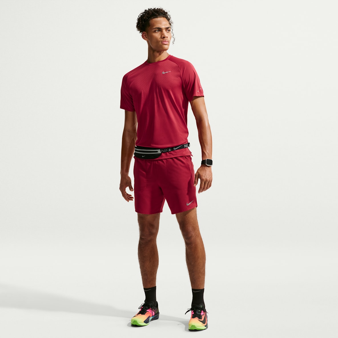 Nike Stride Męskie spodenki do biegania z wszytą bielizną 18 cm Dri-FIT