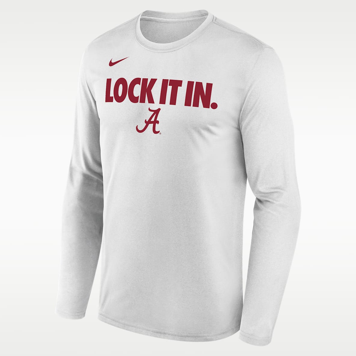 Alabama 2026 On-Court Bench Men's Nike Dri-FIT College Long-Sleeve T-Shirt