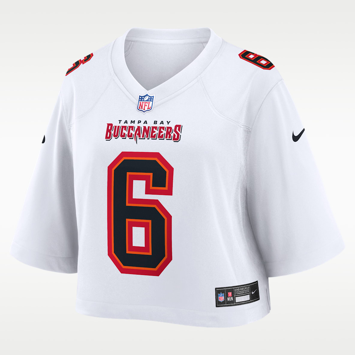 Baker Mayfield Tampa Bay Buccaneers Women's Nike NFL Cropped Tundra Game Jersey