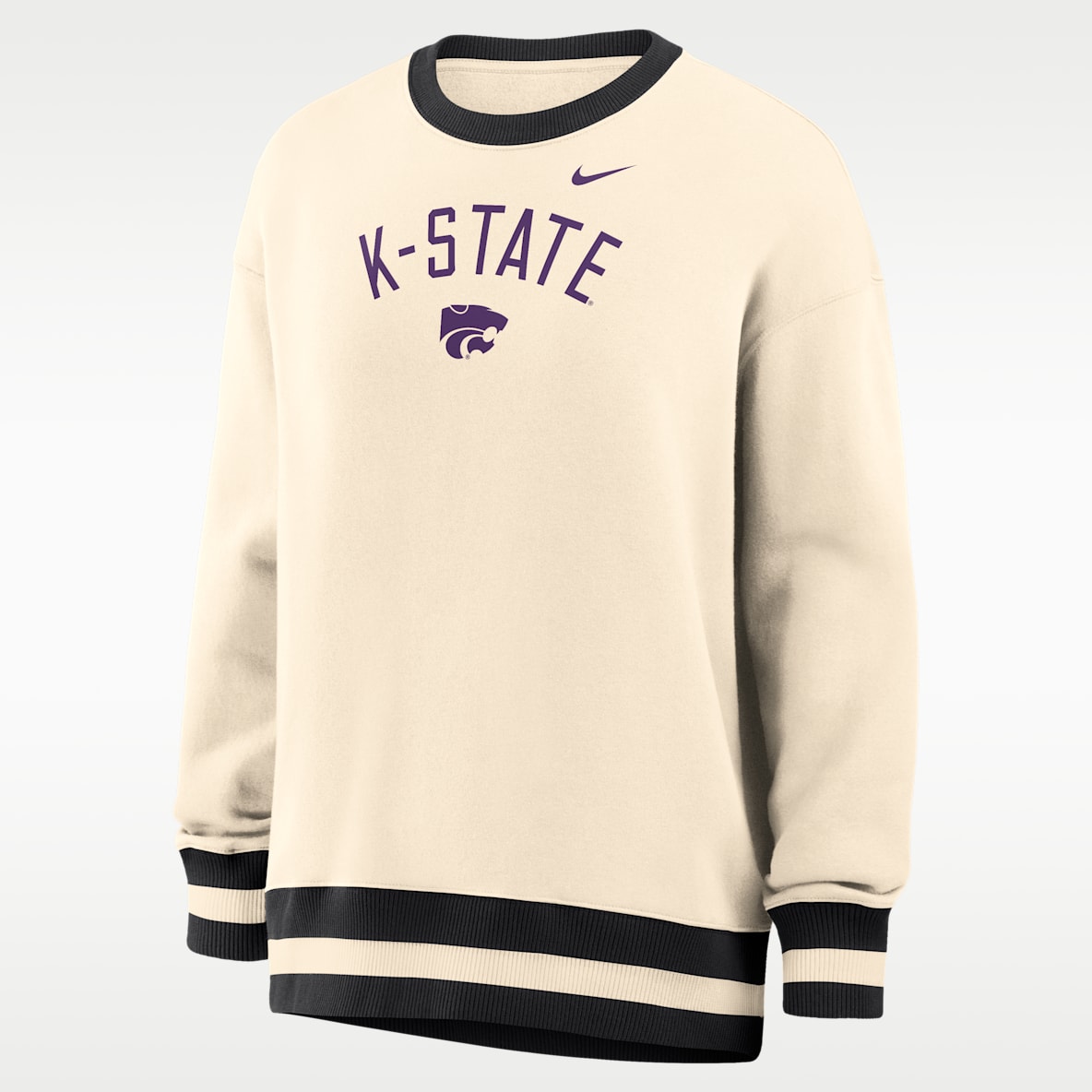 Nike Phoenix (Kansas State) Women's Oversized Crew-Neck Sweatshirt