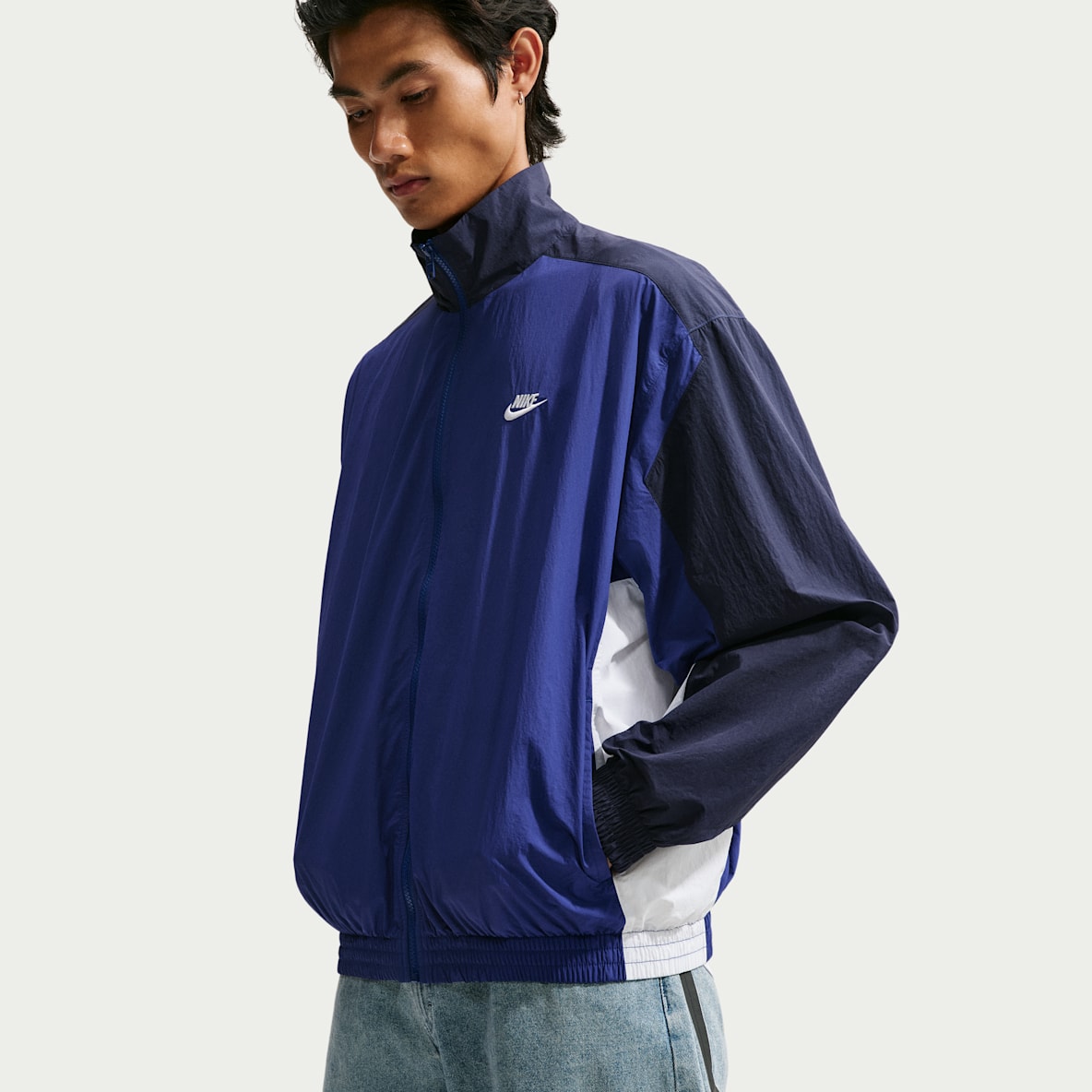나이키 클럽 남성 오버사이즈 우븐 트랙 재킷