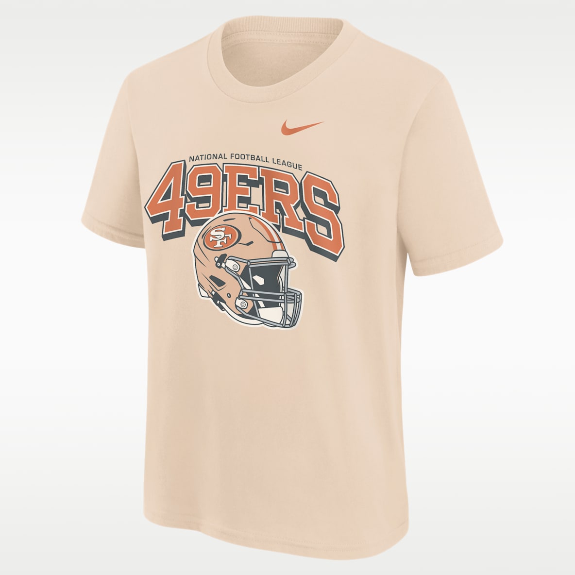 San Francisco 49ers Vintage Mod Easy Lane Playera de manga corta Nike de la NFL para niños talla grande
