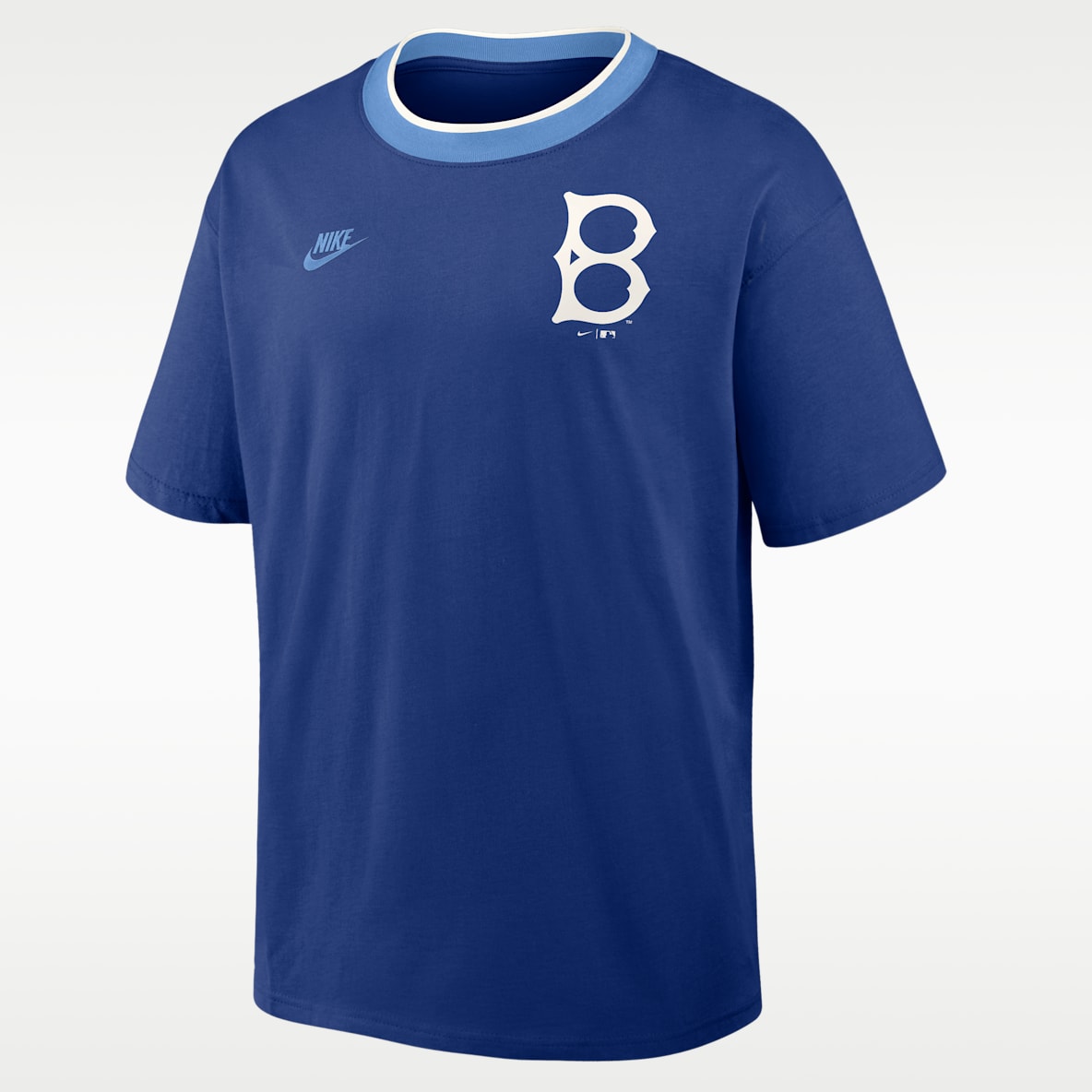 Brooklyn Dodgers Cooperstown Ringer Men's Nike MLB T-Shirt