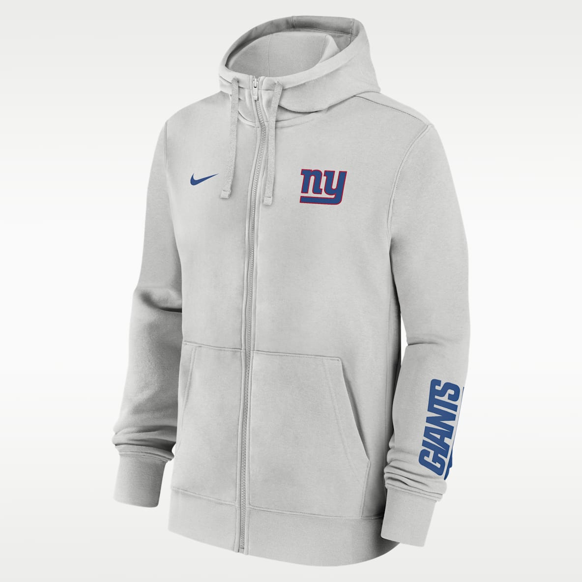 New York Giants Club Men's Nike NFL Full-Zip Hoodie