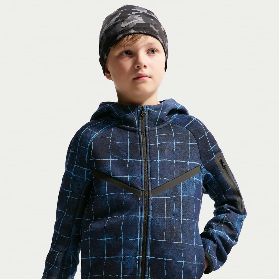 Nike Sportswear Tech Fleece Older Kids' (Boys') Full-Zip Hoodie