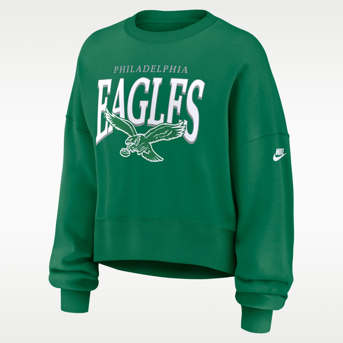 Philadelphia Eagles Rewind Phoenix Women's Nike NFL Oversized Pullover Crew