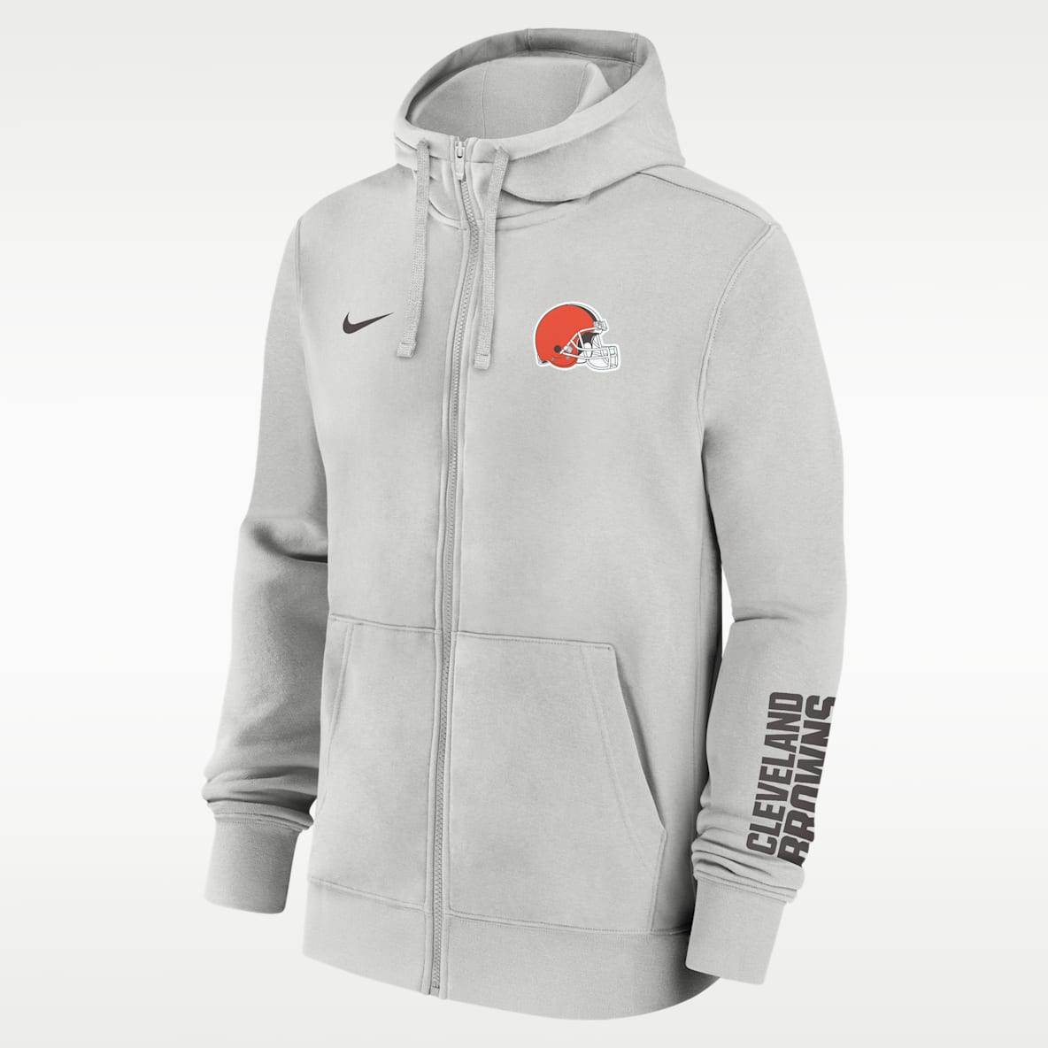 Cleveland Browns Club Men's Nike NFL Full-Zip Hoodie