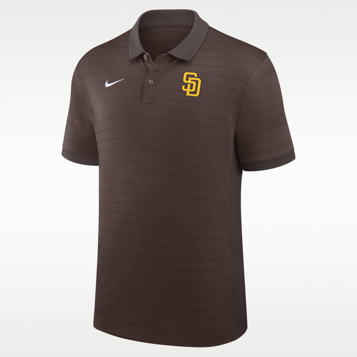 San Diego Padres Authentic Collection Striped Victory Men's Nike Dri-FIT MLB Polo