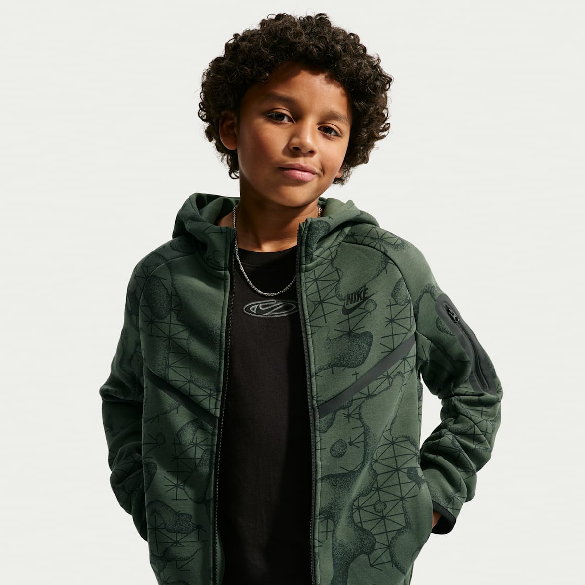 Nike Tech Fleece Sweat à capuche et zip pour pré-ado (garçon)