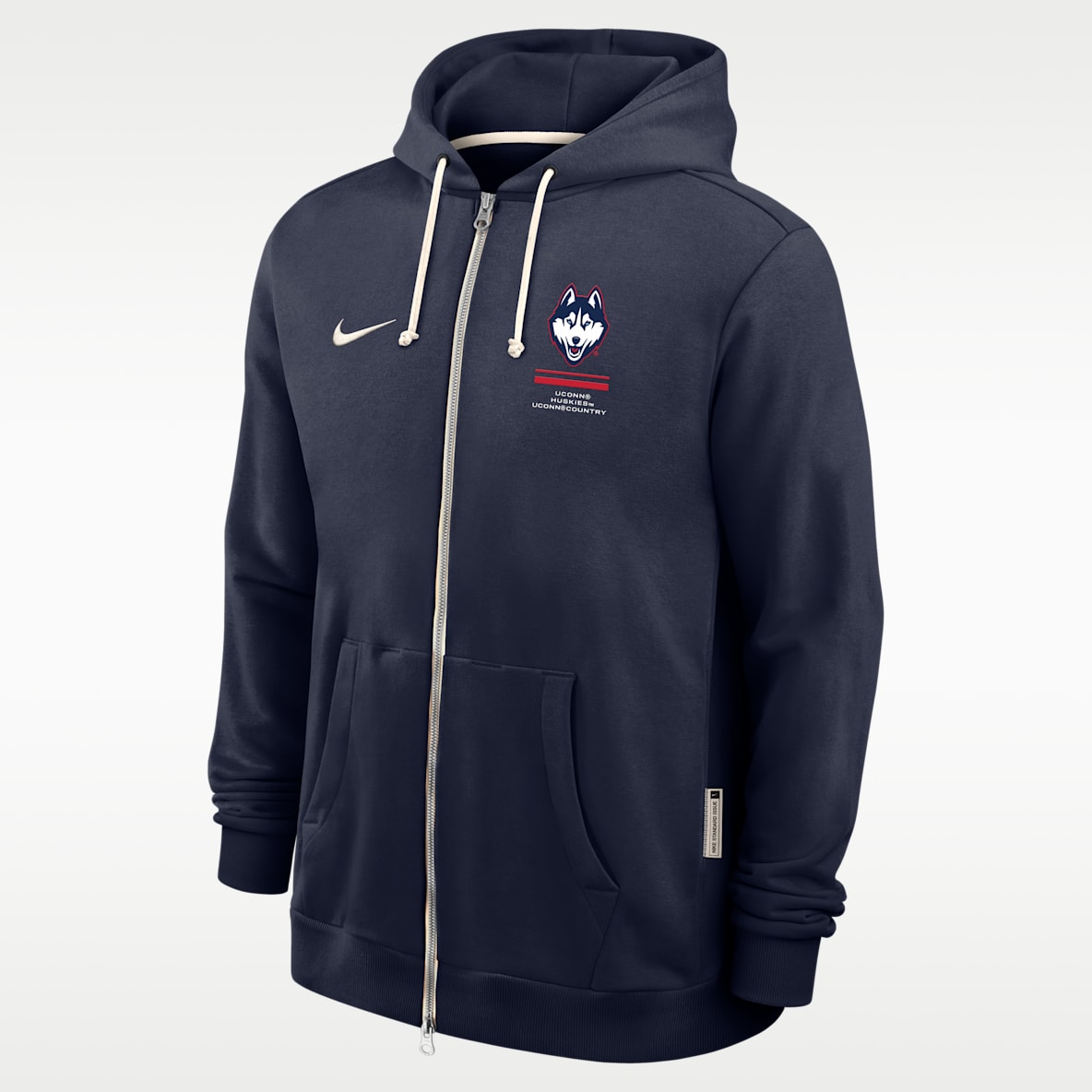 UConn Sideline Standard Issue Men's Nike Dri-FIT College Full-Zip Hoodie