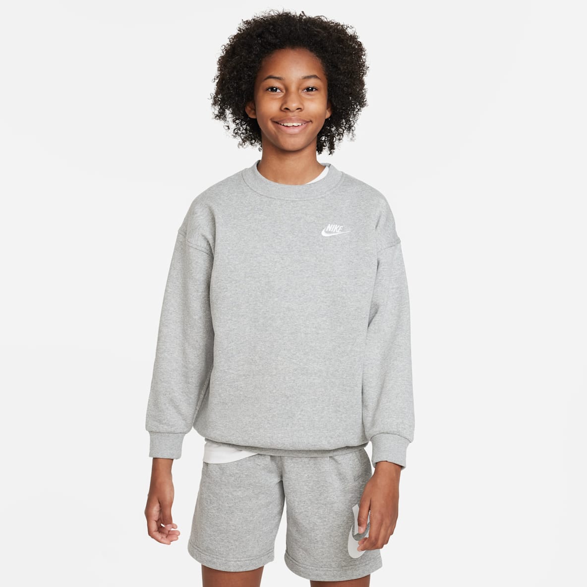 Nike Sportswear Club Fleece Big Kids' Oversized Sweatshirt